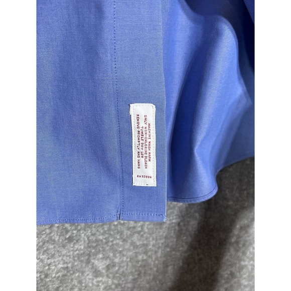 Vintage Brooks Brothers 346 Regular Fit Button Up Dress Shirt Mens Size 16.5-2/3 - Picture 4 of 8